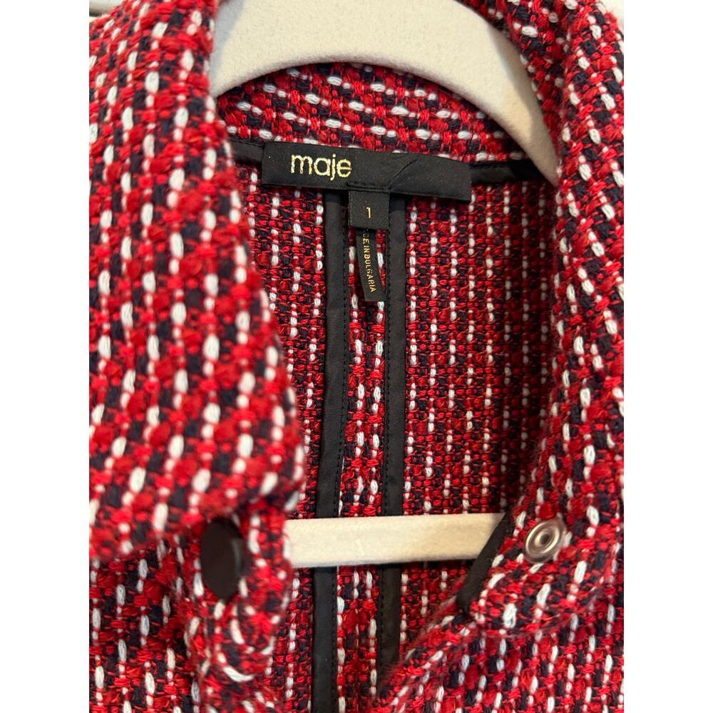 Maje Button Down Shirt Dress - Picture 5 of 9
